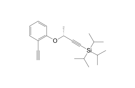 (+)-[(3R)-3-(2-Ethynylphenoxy)but-1-yn-1-yl][tris(1-methylethyl)]silane