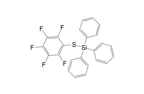 Silane, [(pentafluorophenyl)thio]triphenyl-