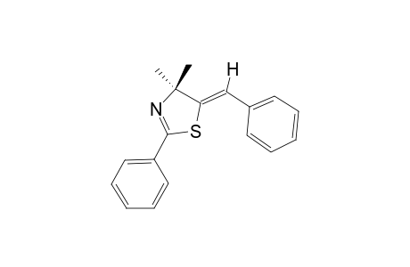 (Z)-4,5-DIHYDRO-4,4-DIMETHYL-2-PHENYL-5-(PHENYLMETHYLIDEN)-1,3-THIAZOLE