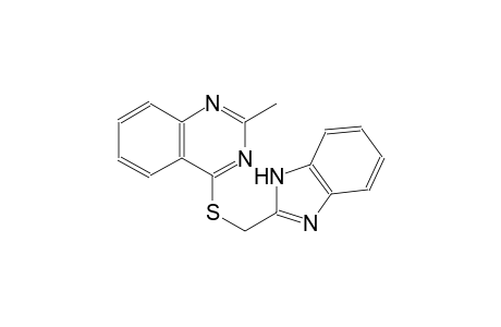 4-(1H-Benzoimidazol-2-ylmethylsulfanyl)-2-methyl-quinazoline