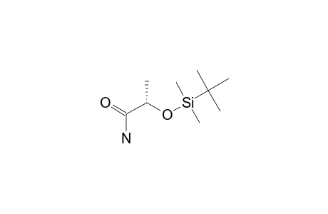 (S)-2-(TERT.-BUTYLDIMETHYLSILYLOXY)-PROPANAMIDE