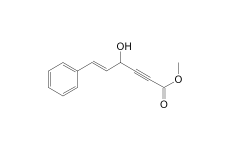 (E)-Methyl 4-hydroxy-6-phenylhex-5-en-2-ynoate