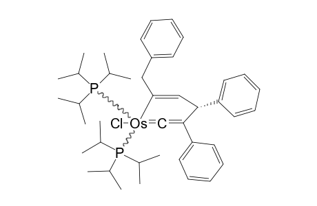 [OS-[=C=C-(PH)-CH-(PH)-CH=C-(CH2PH)]-CL-[(P-IPR3)-(2)]]