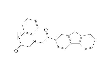 2-([2-(9H-Fluoren-2-yl)-2-oxoethyl]sulfanyl)-N-phenylacetamide