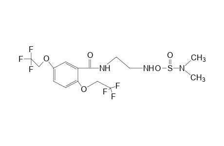 2,5-BIS(2,2,2-TRIFLUOROETHOXY)-N-{2-[(DIMETHYLSULFAMOYL)AMINO]ETHYL}BENZAMIDE