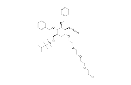 2-[2-[2-[2-(HYDROXY)-ETHOXY]-ETHOXY]-ETHYL]-2-AZIDO-3,4-DI-O-BENZYL-2-DEOXY-6-O-THEXYLDIMETHYLSILYL-5A-CARBA-ALPHA-D-MANNOPYRANOSIDE