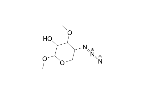 Xylopyranoside, methyl 4-azido-4-deoxy-3-O-methyl-, .alpha.-D-