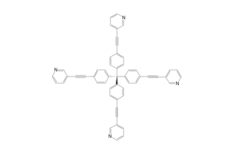 TETRAKIS-[4-(PYRIDYL-3'-YL-ETHYNYL)-PHENYL]-METHANE