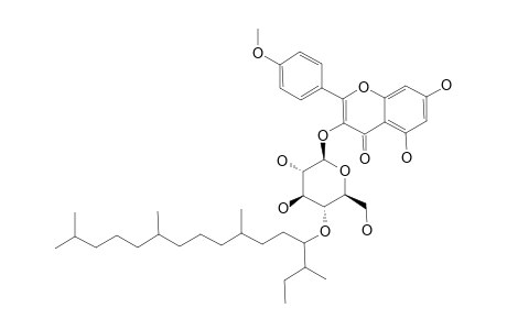 4'-O-METHYLKAEMPFEROL-3-O-[(4''->13''')-2''',6''',10''',14'''-TETRAMETHYLHEXADECAN-13'''-OLYL]-BETA-D-GLUCOPYRANOSIDE