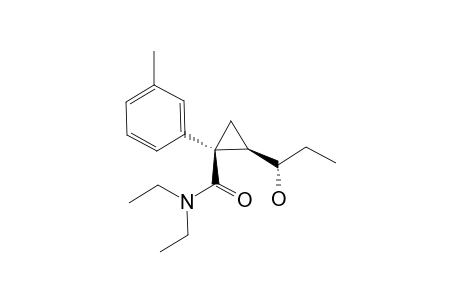 (1S,2R)-1-(3-METHYLPHENYL)-2-[(S)-1-HYDROXYPROPYL]-N,N-DIETHYLCYCLOPROPANECARBOXAMIDE