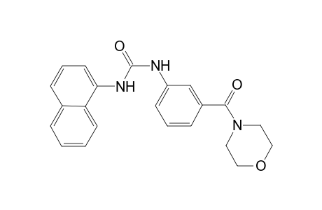 N-[3-(4-morpholinylcarbonyl)phenyl]-N'-(1-naphthyl)urea