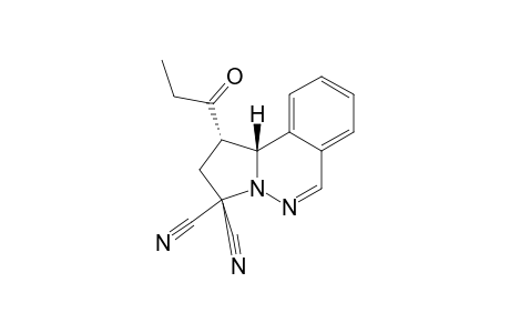 1-ENDO-PROPIONYL-3,3-DICYANO-1,2,3,10B-TETRAHYDROPYRROLO-[2,1-A]-PHTHALAZINE