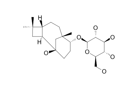 (1R,4R,5R,8S,9S)-4,11,11-TRIMETHYLTRICYCLO-[6.3.1.0(1,9)]-DODECANE-5,8-DIOL-5-O-BETA-D-GLUCOPYRANOSIDE