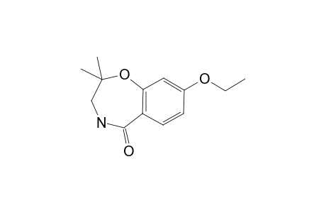 8-ETHOXY-2,3-DIHYDRO-2,2-DIMETHYL-1,4-BENZOXAZEPIN-5(4H)-ONE