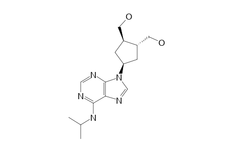 (+/-)-(1-BETA,2-ALPHA,4-BETA)-4-(6-N-ISOPROPYLAMINO-9H-PURIN-9-YL)-1,2-CYCLOPENTANEDIMETHANOL