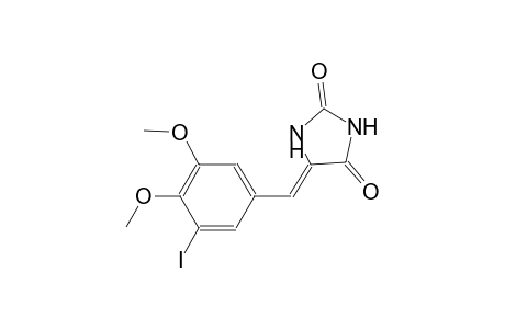 (5Z)-5-(3-iodo-4,5-dimethoxybenzylidene)-2,4-imidazolidinedione