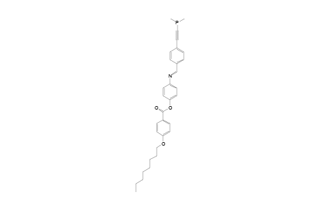 4-[(4-DIMETHYLPHOSPHINOETHYNYL)-BENZYLIDENEAMINO]-PHENYL-4-OXYCARBONYLBENZOATE