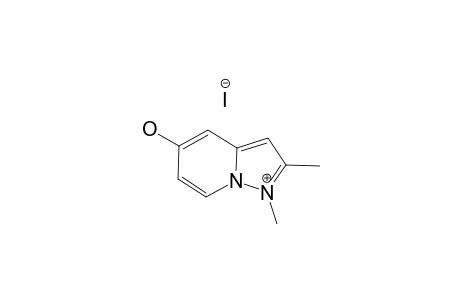 5-HYDROXY-1,2-DIMETHYLPYRAZOLO-[1,5-A]-PYRIDINIUM-IODIDE