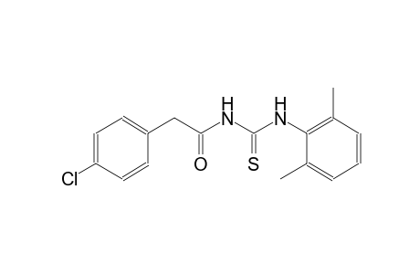 N-[(4-chlorophenyl)acetyl]-N'-(2,6-dimethylphenyl)thiourea