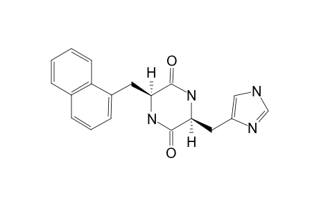 (3S,CIS)-1'-H-3-(4-IMIDAZOLYLMETHYL)-6-(1-NAPHTHALENYLMETHYL)-PIPERAZIN-2,5-DIONE