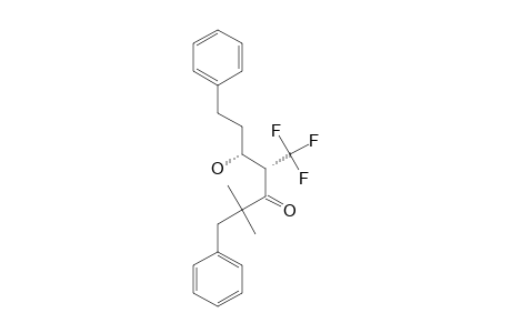 5-HYDROXY-2,2-DIMETHYL-1,7-DIPHENYL-4-TRIFLUOROMETHYL-3-HEPTANONE;SYN-ISOMER