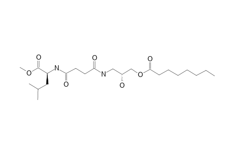 [(R)-3-CAPROYL-2-HYDROXYPROPYL-SUCCINAMIDO]-L-LEUCINE-METHYLESTER