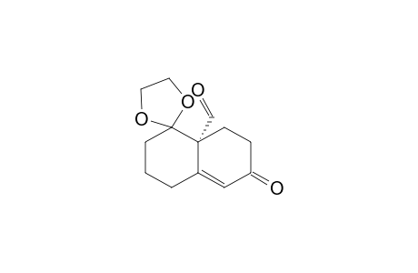 (4'aS)-7'-ketospiro[1,3-dioxolane-2,4'-2,3,5,6-tetrahydro-1H-naphthalene]-4'a-carbaldehyde