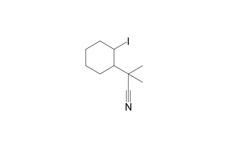 2-(2-iodocyclohexyl)-2-methylpropanenitrile