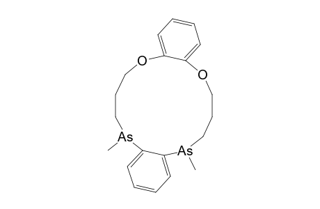 CIS-2,17-DIMETHYL-2,17-DIARSA-6,13-DIOXATRICYCLO-[16.4.0.0(7,12)]-DOCOSA-7(12),8,10,18(1),19,21-HEXAENE