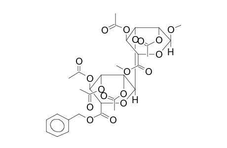 METHYL{METHYL-2,4-DI-O-ACETYL-3-O-[BENZYL(2,3,4-TRI-O-ACETYL-ALPHA-D-MANNOPYRANOSYL)URONATE]-ALPHA-D-MANNOPYRANOSIDE}URONATE