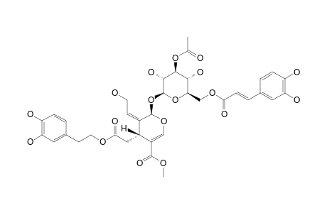 FRAXICARBOSIDE-C;3''-O-ACETYL-6''-O-TRANS-CAFFEOYL-10-HYDROXYOLEUROPEIN