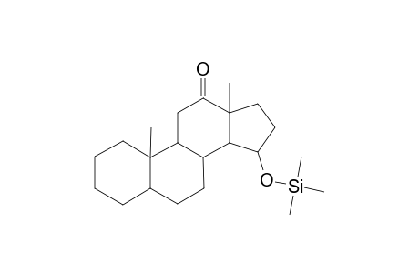 5.ALPHA.-ANDROSTAN-15.ALPHA.-OL-12-ONE(15.ALPHA.-TRIMETHYLSILYL ETHER)