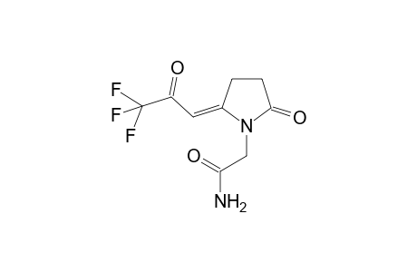 2-(2-oxo-5-(3,3,3-trifluoro-2-oxopropylidene)pyrrolidin-1-yl)acetamide