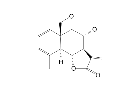 5-A-H-ELEMA-1,3,11(13)-TRIEN-12,6-A-OLIDE,8-A,14-DIHYDROXY