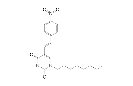 5-[(E)-2-(4-NITROPHENYL)-ETHENYL]-1-OCTYL-URACIL