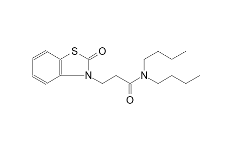 3(2H)-Benzothiazolepropanamide, N,N-dibutyl-2-oxo-