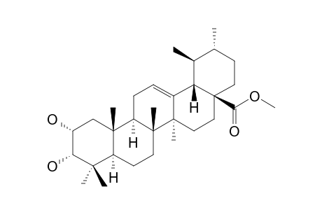 METHYL-2-ALPHA,3-ALPHA-DIHYDROXY-URS-12-EN-28-OATE