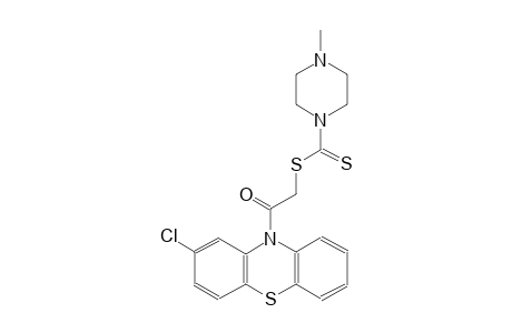 2-(2-chloro-10H-phenothiazin-10-yl)-2-oxoethyl 4-methyl-1-piperazinecarbodithioate