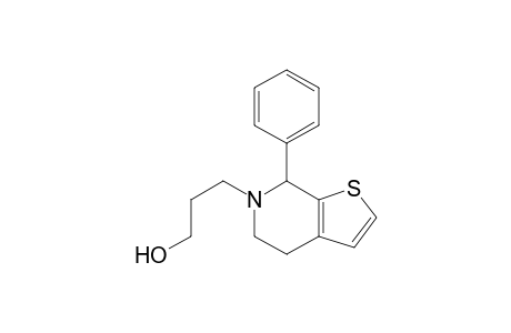 Thieno[2,3-c]pyridine-6(5H)-propanol, 4,7-dihydro-7-phenyl-, (.+-.)-