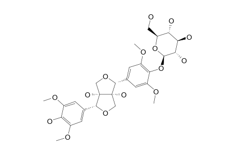 AKETRILIGNOSIDE-A;(7R,8R,7'R,8'R)-3,3',5,5'-TETRAMETHOXY-4,4'-DIHYDROXY-7,9':7',9-DIEPOXY-LIGNAN-4-O-BETA-D-GLUCOPYRANOSIDE