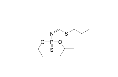 O,O-DIISOPROPYL-N-(ALPHA-PROPYLTHIOETHYLIDENE)AMIDOTHIONOPHOSPHATE