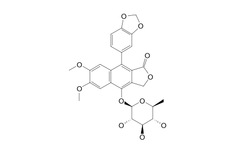 PATENTIFLORIN_A;7-O-BETA-D-QUINOVOPYRANOSYL-DIPHYLLIN