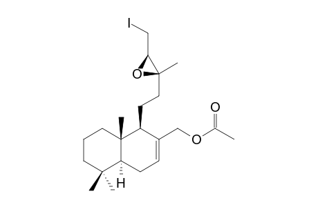 17-ACETOXY-(13S,14S)-EPOXY-15-IODO-7-LABDENE