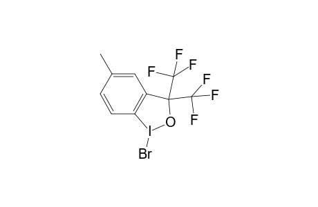 1-Bromo-1,3-dihydro-5-methyl-3,3-bis(trifluoromethyl)-1,2-benziodoxole