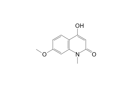 4-hydroxy-7-methoxy-1-methylcarbostyril