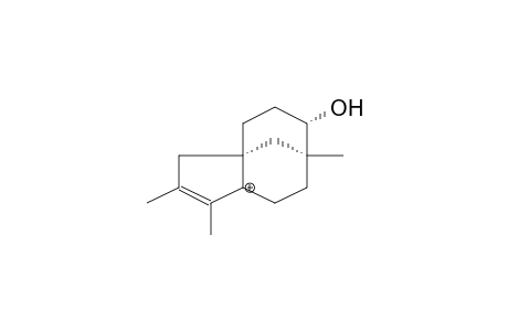 (1S,8R,9R)-9-HYDROXY-3,4,8-TRIMETHYLTRICYCLO[6.3.1.0(1,5)]DODECA-3,5-DIENE, PROTONATED