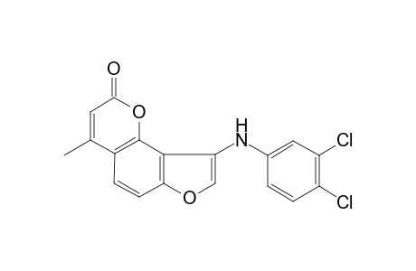 9-(3,4-Dichloroanilino)-4-methyl-2H-furo[2,3-H]chromen-2-one