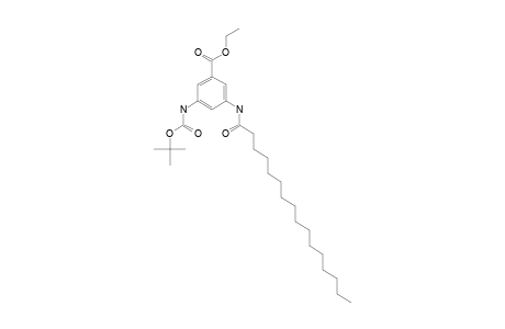 3-(N-TERT.-BUTOXYCARBONYLAMINO)-5-(N-HEXADECANOYLAMINO)-BENZOIC-ACID-ETHYLESTER