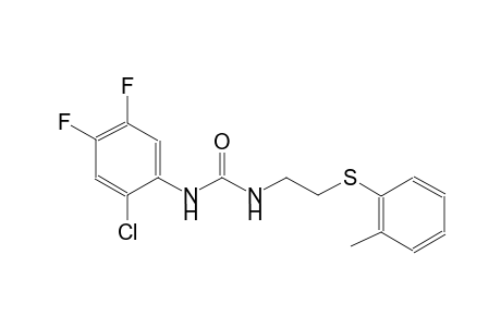 1-(2-Chloro-4,5-difluoro-phenyl)-3-(2-O-tolylsulfanyl-ethyl)-urea