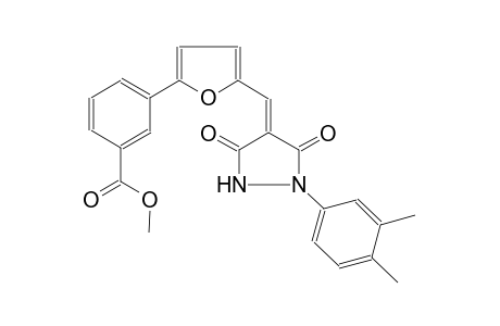 3-[5-[(E)-[1-(3,4-dimethylphenyl)-3,5-diketo-pyrazolidin-4-ylidene]methyl]-2-furyl]benzoic acid methyl ester